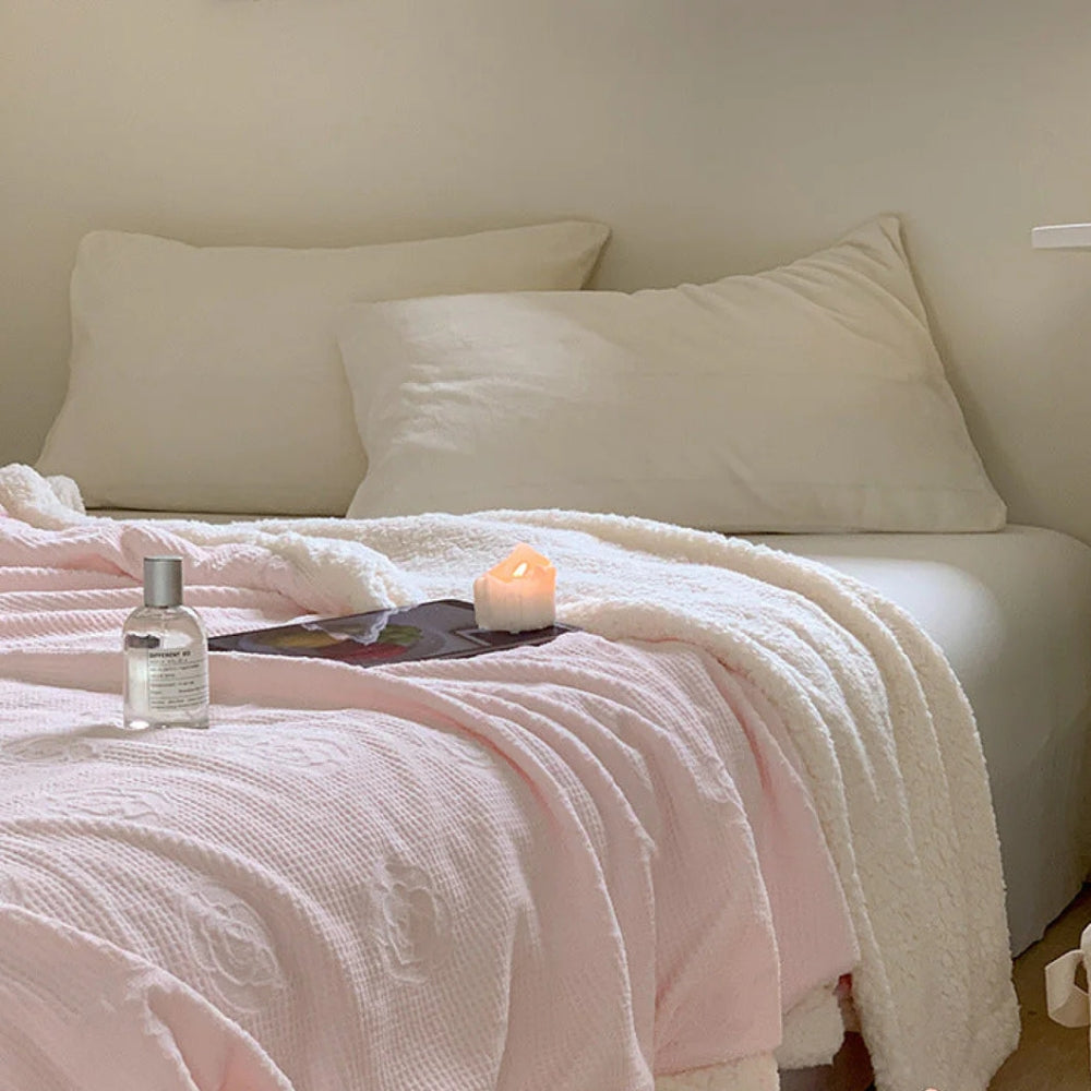 Skanto | Solène Blomster Prægnet Sherpa Teppe