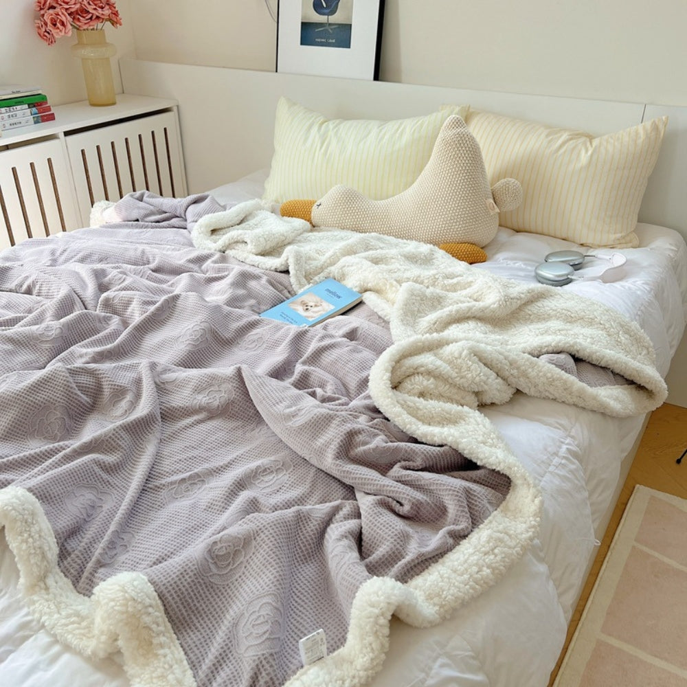 Skanto | Solène Blomster Prægnet Sherpa Teppe