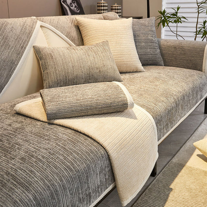 Skanto | SofaShield Luxe Anti-Scratch Sofa Protectors – Kr ripebestandig Chenille beskyttelse for kjæledyr