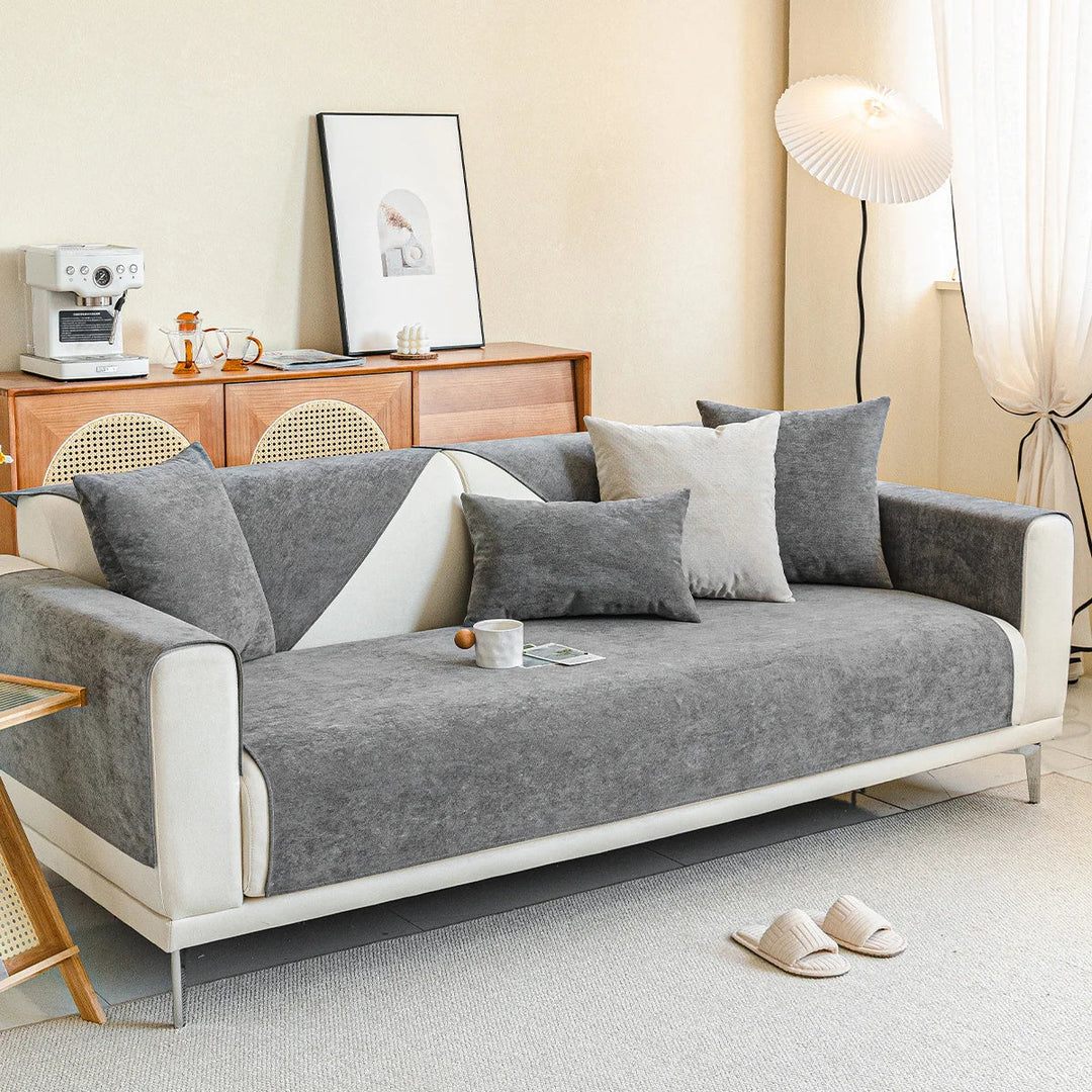 Skanto | SofaShield Luxe Anti-klor Sofa Deksel – Klorbestandig Chenille Beskyttelse for Kjæledyr