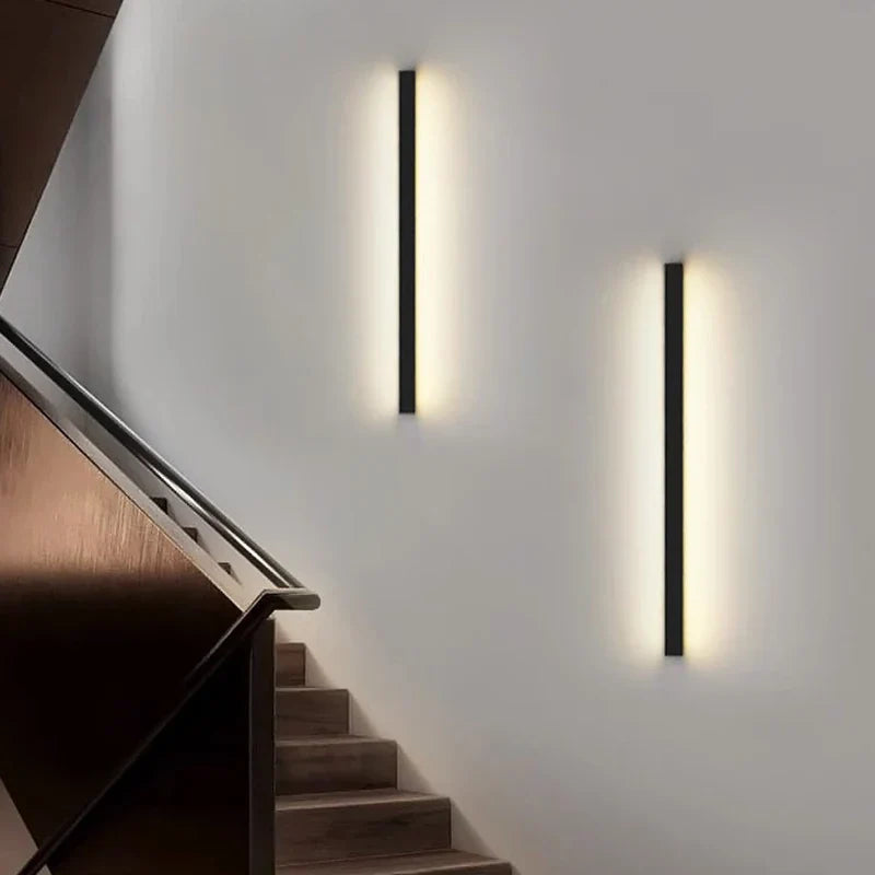 Moderne Lang Vegglampe LED for Stue – Minimalistisk Vegglampe Design | Skanto
