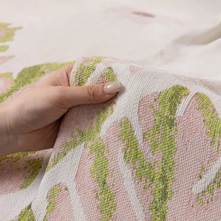 Skanto | Verdure Leaf Pattern Chenille Sofa Cover