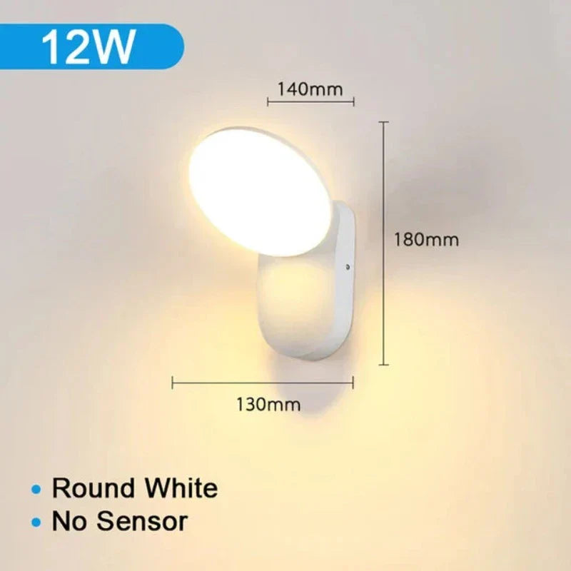 SecureLight - LED Bevegelsessensor Utendørs Lampe | Vanntett & Energieffektiv | Skanto