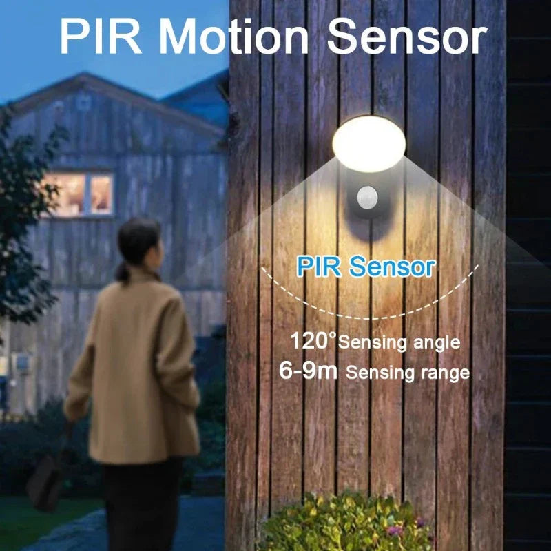 SecureLight - LED Bevegelsessensor Utendørs Lampe | Vanntett & Energieffektiv | Skanto