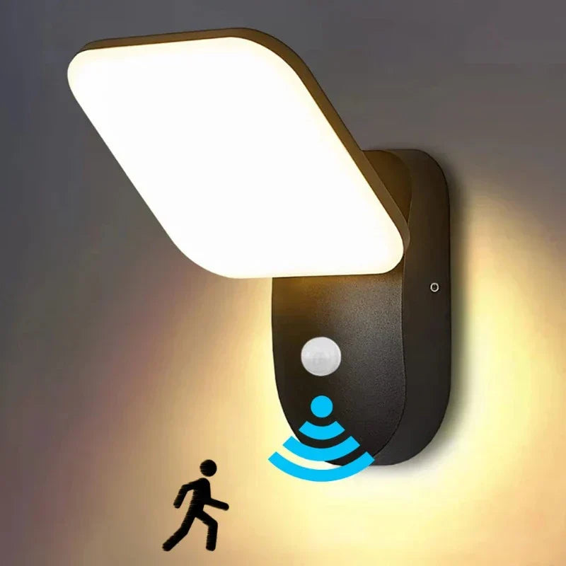 SecureLight - LED Bevegelsessensor Utendørs Lampe | Vanntett & Energieffektiv | Skanto