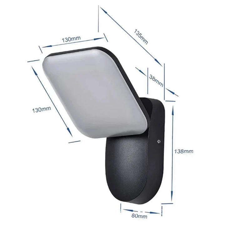 SecureLight - LED Bevegelsessensor Utendørs Lampe | Vanntett & Energieffektiv | Skanto