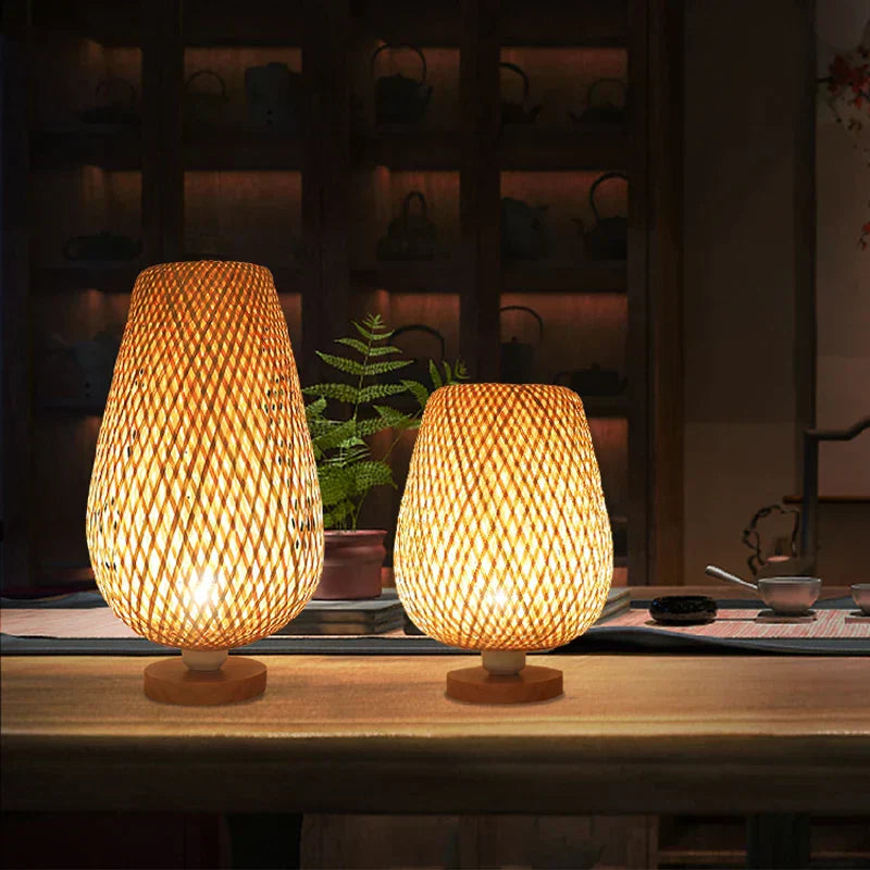 RetroBambooCraft – Vintage-bambuslamper, håndlaget