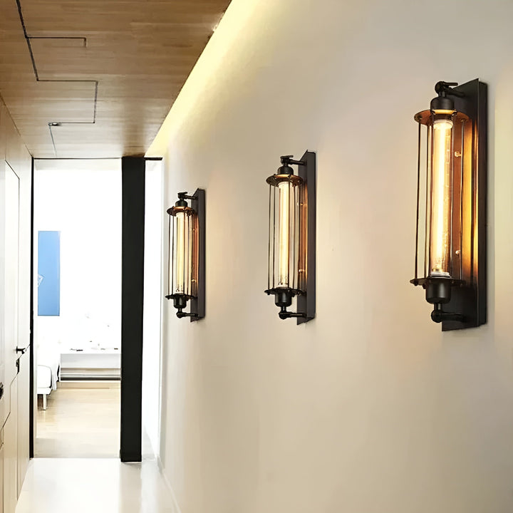 Vintage LED-vegglampe – Stilig belysning for stue og gang