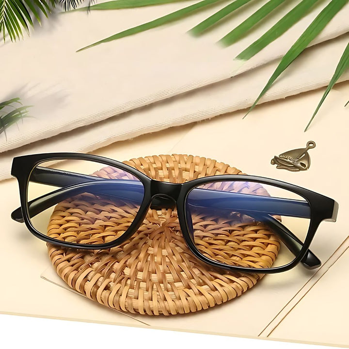 VisionGuard Blålysbrille | Øyebelastning Lindring - Søvnforbedring - Dataskjermbrille - Antirefleksbelegg Skanto