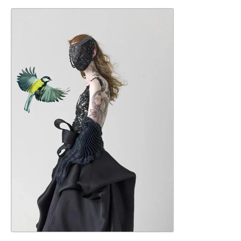 Viva La Vida Minimalistisk Fjær Mote Livsstil Sitat Vegkunst Fin Kunst Lerretstrykk Bilder For Stue Inspirerende nordisk Interiør | Skanto