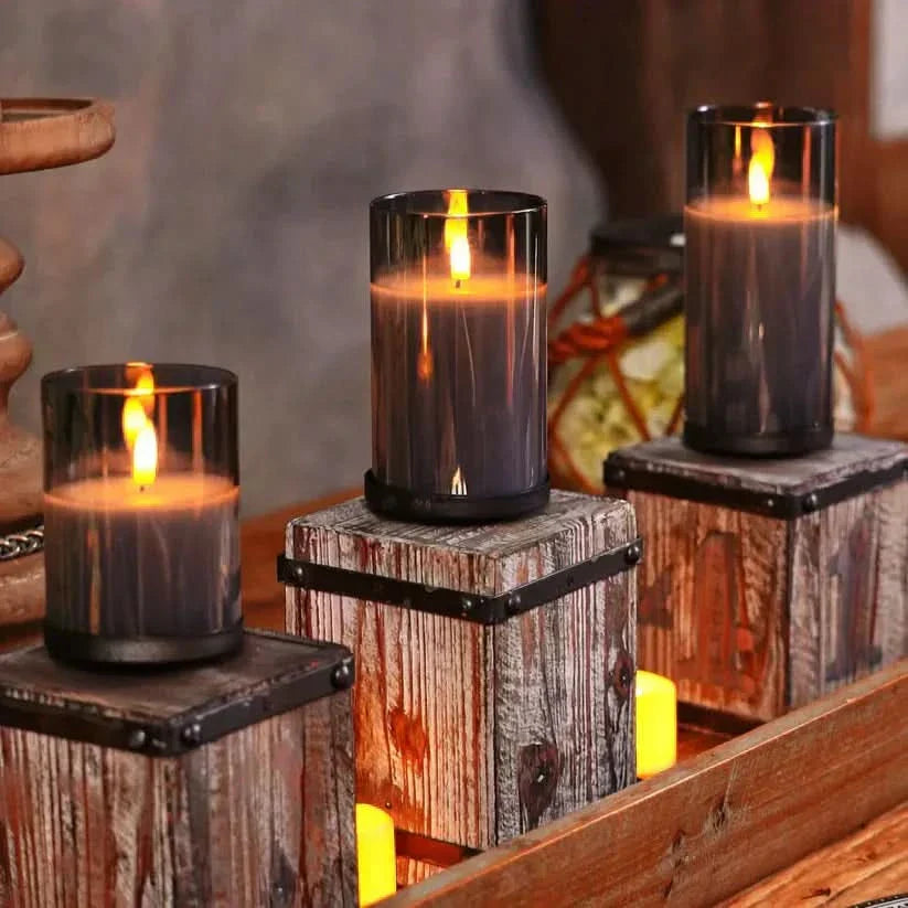 Skanto | SAFEGLOW CANDLES – Oppladbare LED-lys for en trygg og stemningsfull atmosfære hjemme