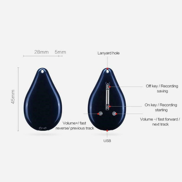 Skanto | Voice Recorder 100 Timer Minne