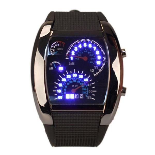 Rennuhr LED Digital Sport Watch with Strap | Skanto