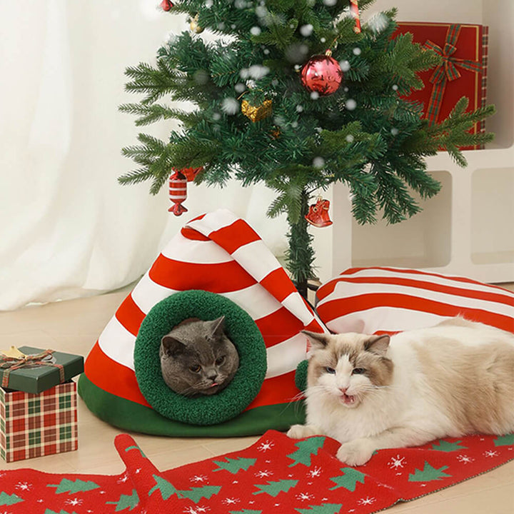 Skanto | Myk juleseng for katt for festlige stuer