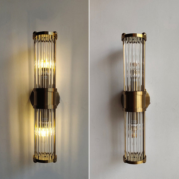 Klassisk Gull Baderomsvegglampe - Luksusbelysning for Stilige Interiører | Skanto
