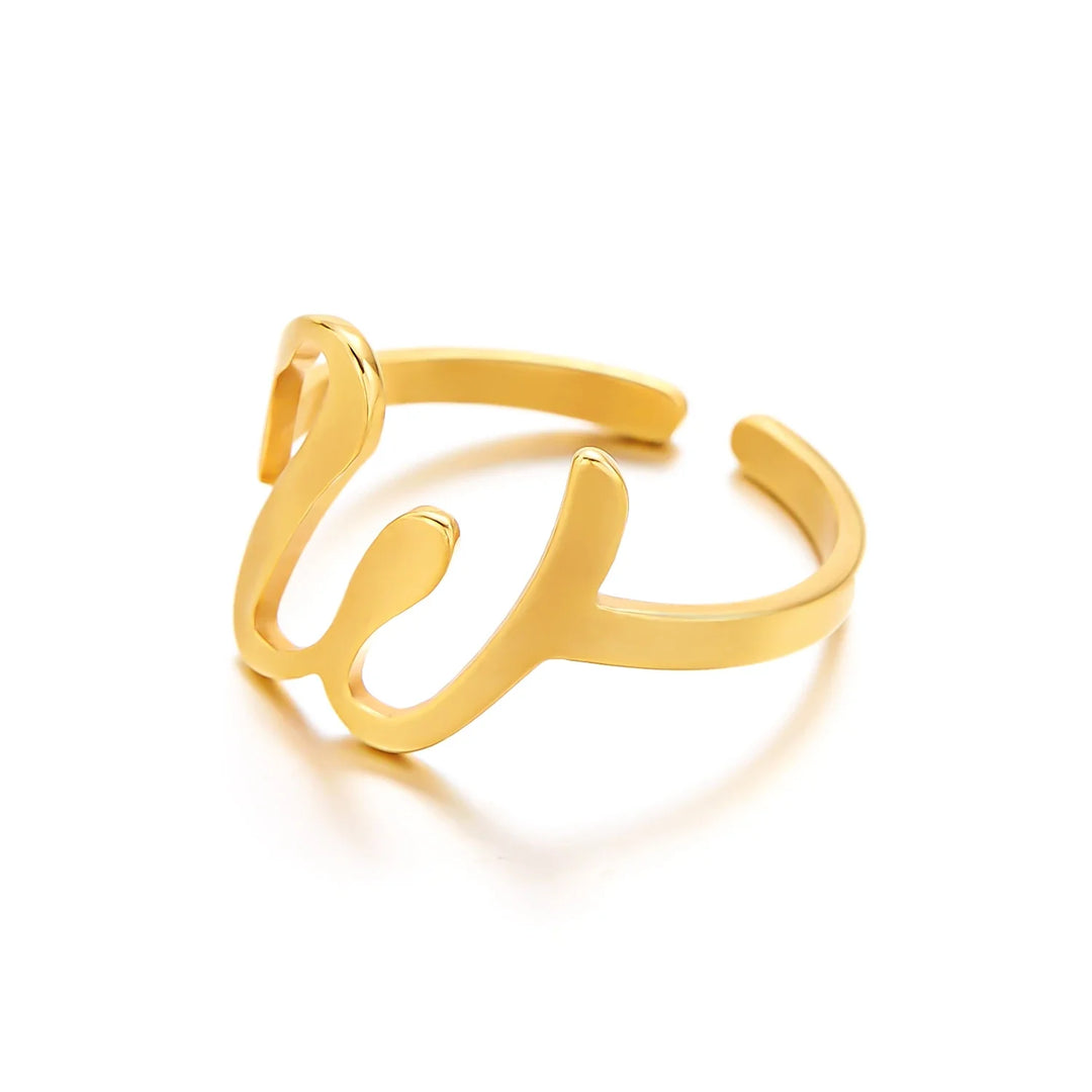 Skanto | Justerbar Kursiv Skrivebokstav Ring