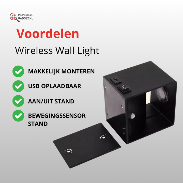 Skanto | Lumina Vegglampe™ - Trådløs Oppladbar Vegglampe