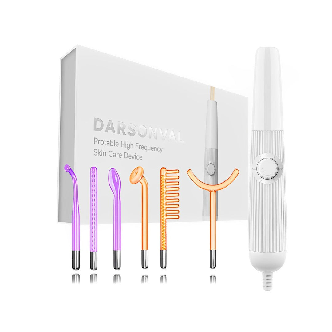 Skanto | Elysium Glow™ | Profesjonell høyfrekvent ansiktsstang | Anti-aldring hudforyngelsesapparat for hjemmebruk og spa-behandlinger