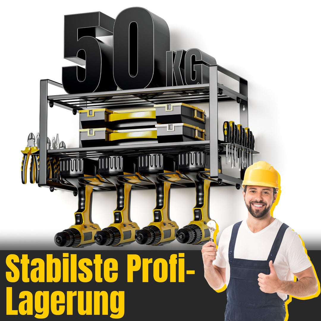 Verktøyholder veggmontering 50kg belastning | Skanto