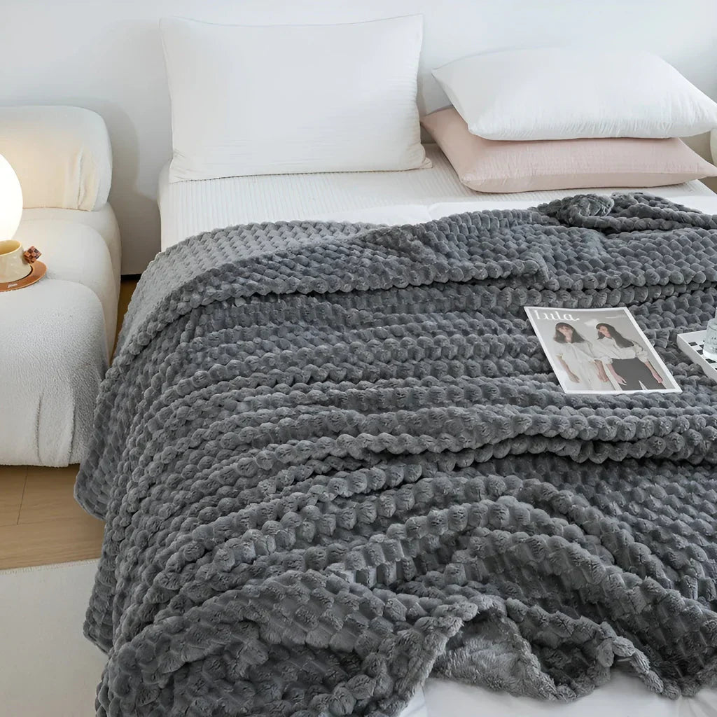 Skanto | CozyNest - Ultimat Varm og Myk Teppe for Sofa og Seng