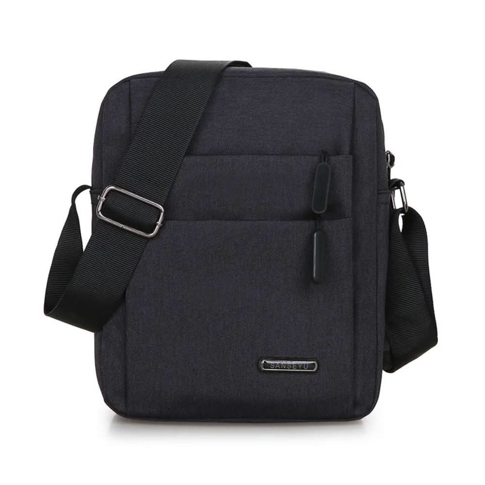 Wasserdichte Herren-Schultertasche mit Diebstahlschutz