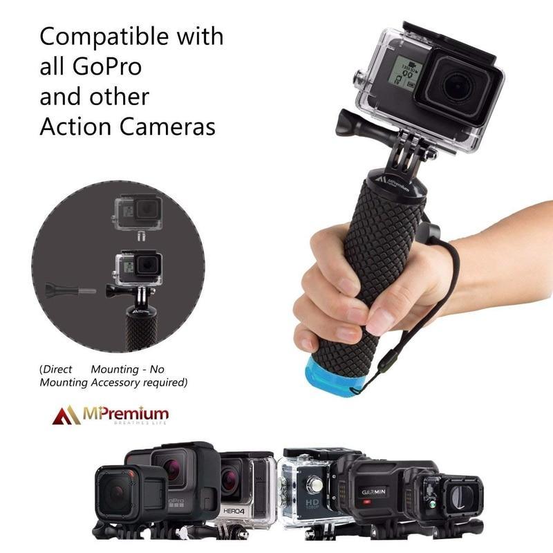 Skanto | Vanntett flytende håndgrep for GoPro-kamera Hero 7 Session Hero 6 5 4 3+ 2 vannsport actionkameraer tilbehør