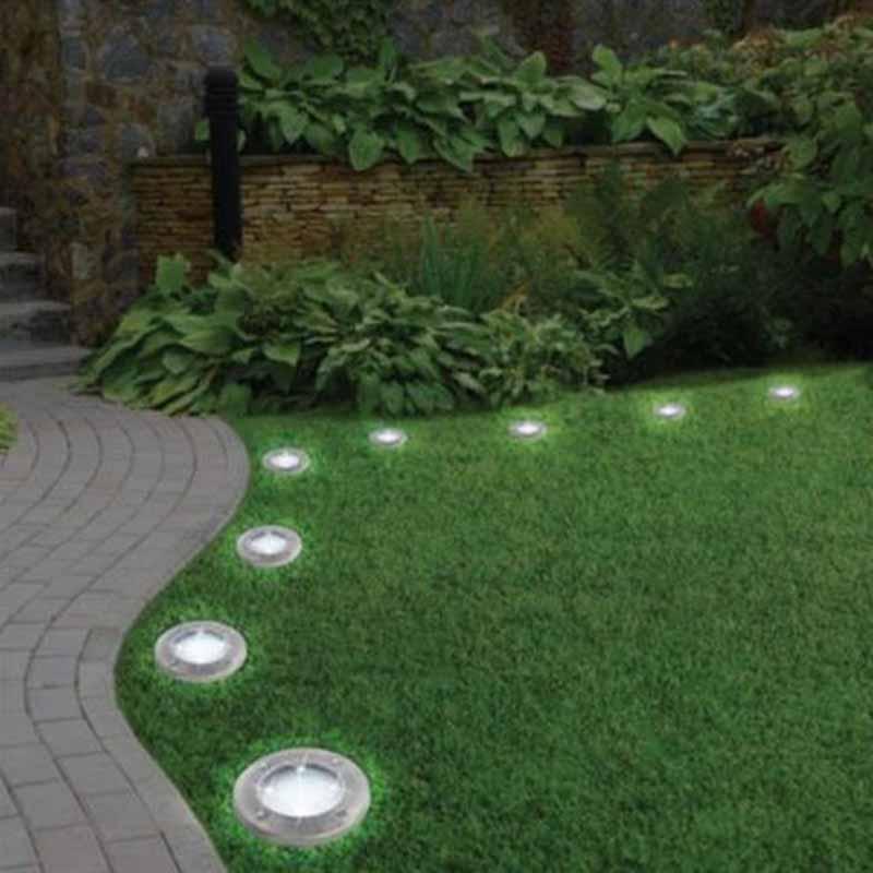 Skanto | Solar Garden Disk Light - La hagen din være vakker