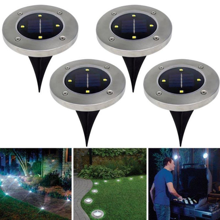 Skanto | Solar Garden Disk Light - La hagen din være vakker