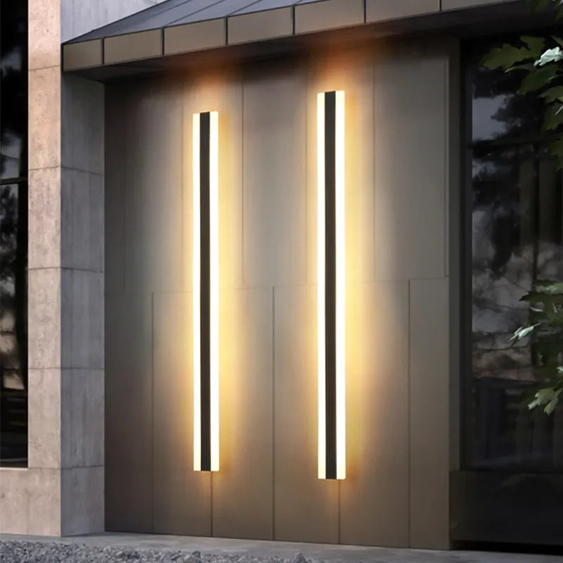 Værbestandig LED Utendørs Vegglampe | Moderne Design for Hage, Terrasse & Fasade | Vanntett IP65 | Energieffektiv | Skanto