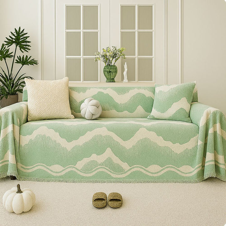 Skanto | Wavescape Chenille Sofa Cover