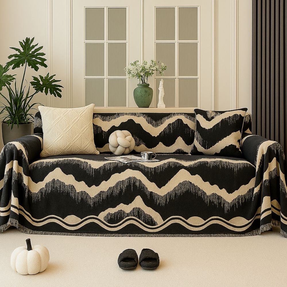 Skanto | Wavescape Chenille Sofa Cover