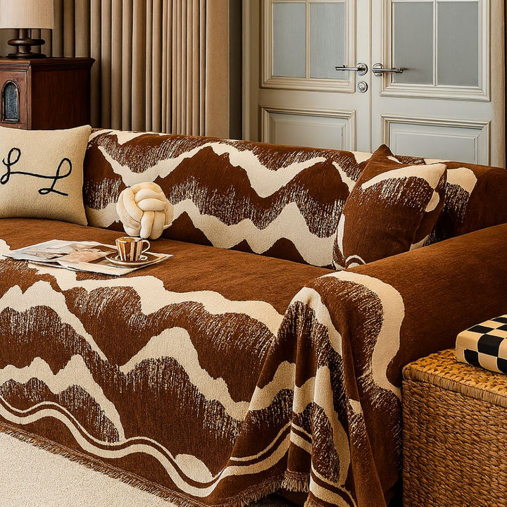 Skanto | Wavescape Chenille Sofa Cover