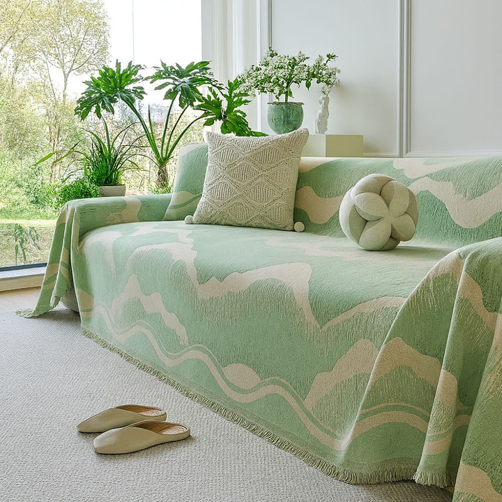 Skanto | Wavescape Chenille Sofa Cover