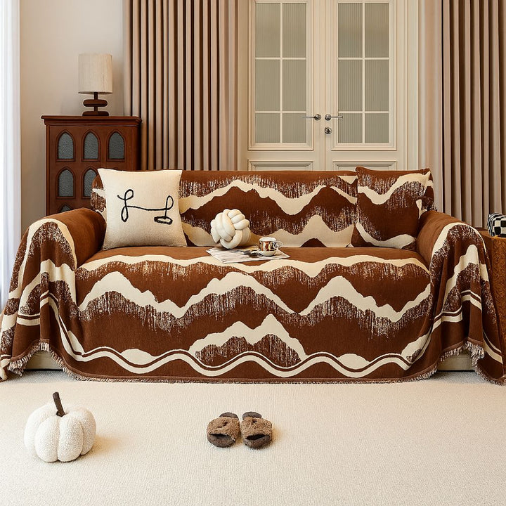Skanto | Wavescape Chenille Sofa Cover