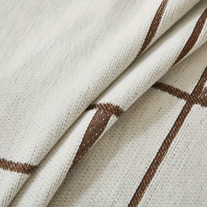 Skanto | Bølgeformet Stripete Boho Sofatrekk