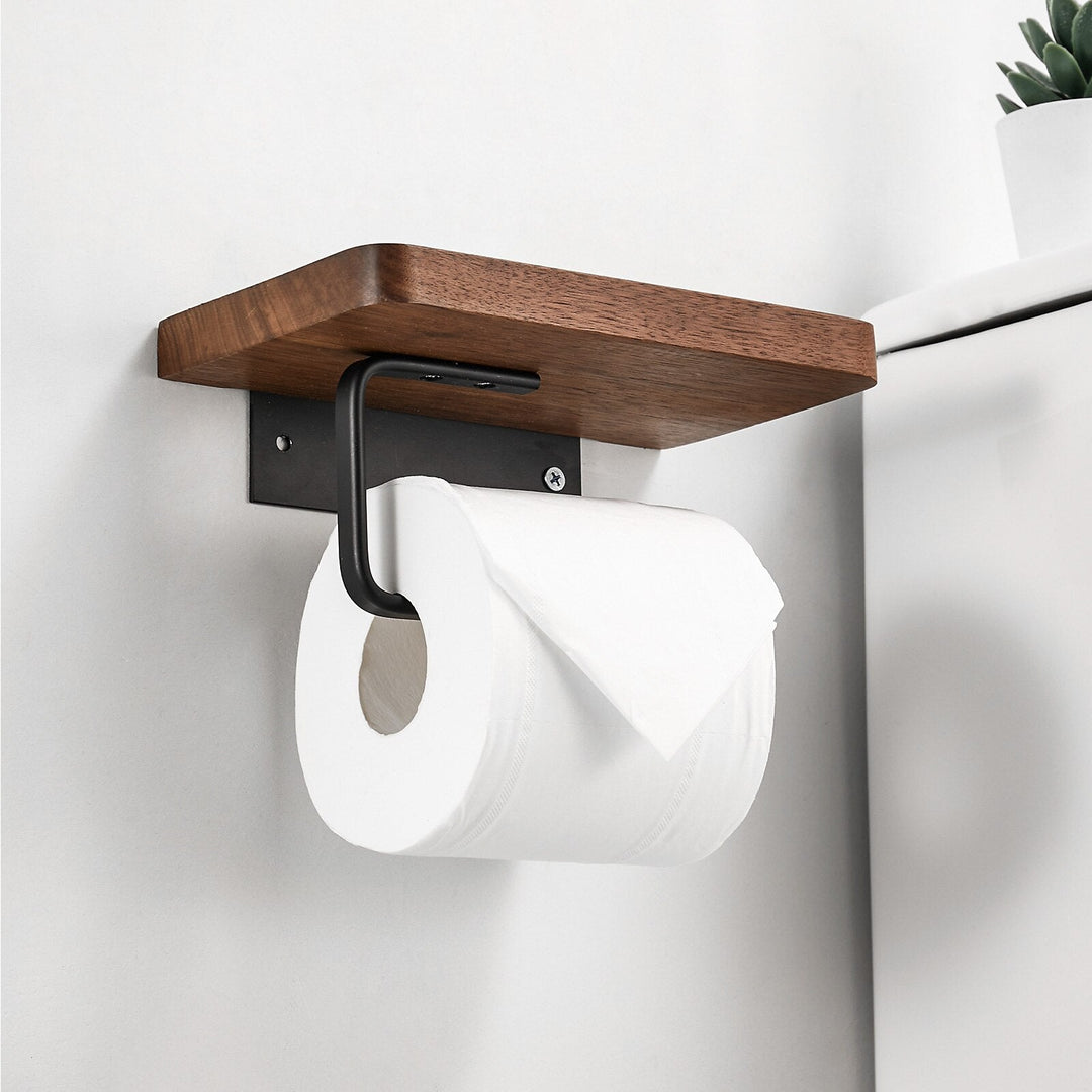 WoodEase Holder – Stilfullt Tre Toalettpapirholder Skanto