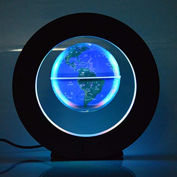 Skanto | Flytende Globe Lampe | Unik blikkfang for hjemmet