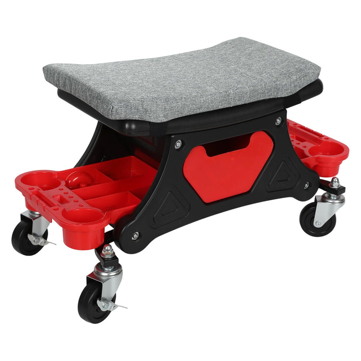 Workshop stool rullestol med lagringsboks | Skanto