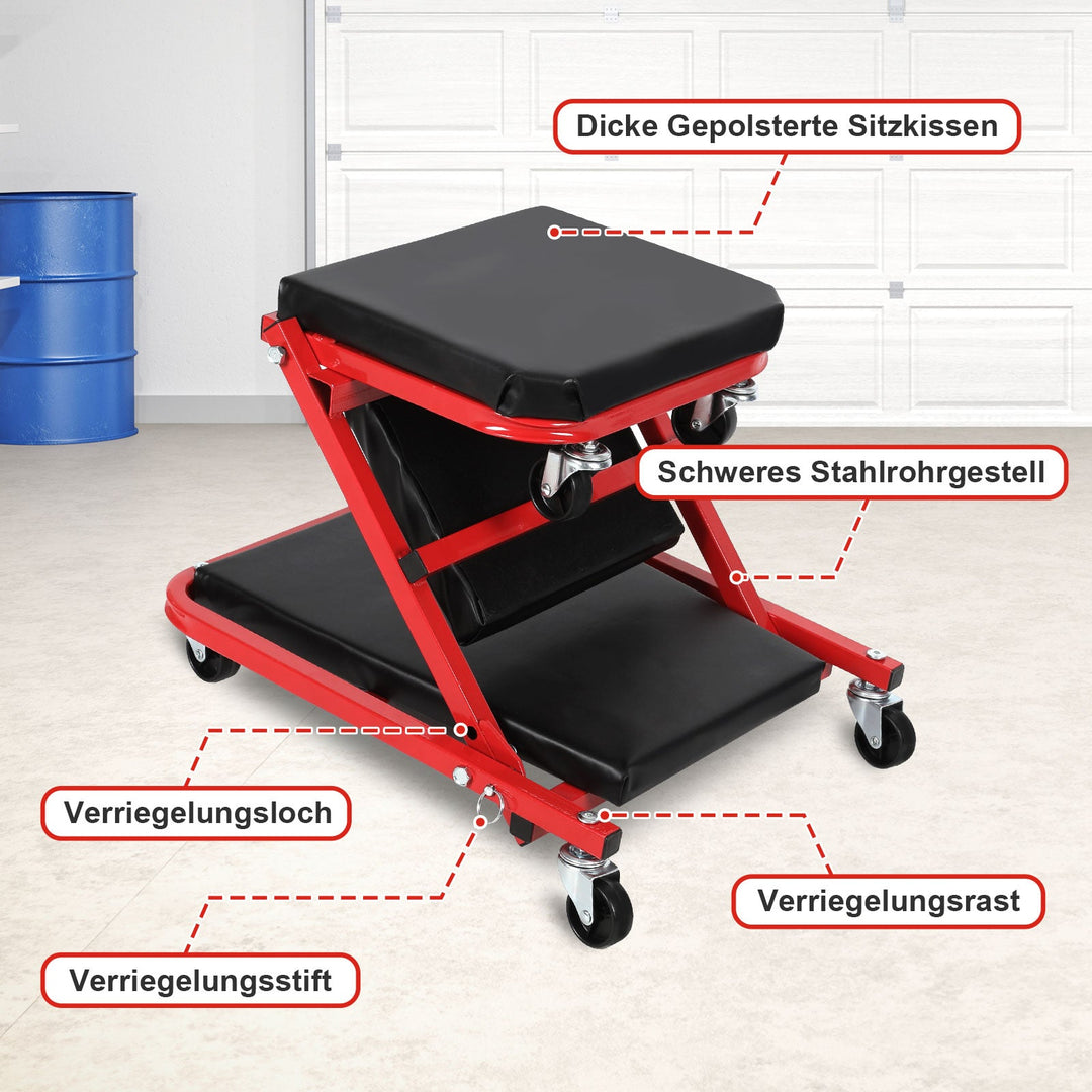 Monteringsrullebrett verkstedsofa rullebrettbil | Skanto