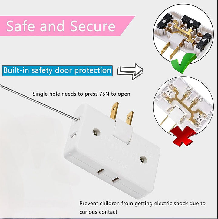 Skanto | Foldbar Tri-Plug Anywhere Ladeadapter