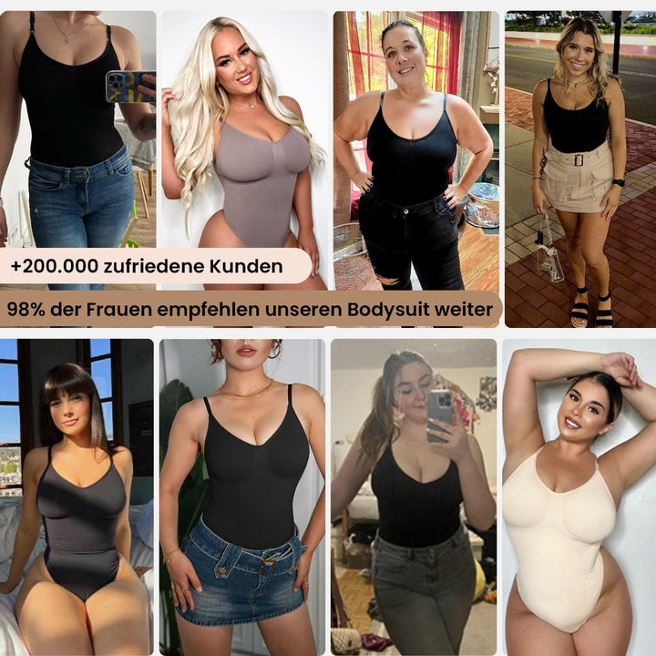 Sculpting Shapewear Bodysuit med Shorts – Perfekt Figur og Komfort for Enhver Anledning Skanto