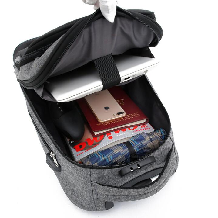 Hjulbar Multi-Purpose Mobil Rullende Reise Ryggsekk | Skanto