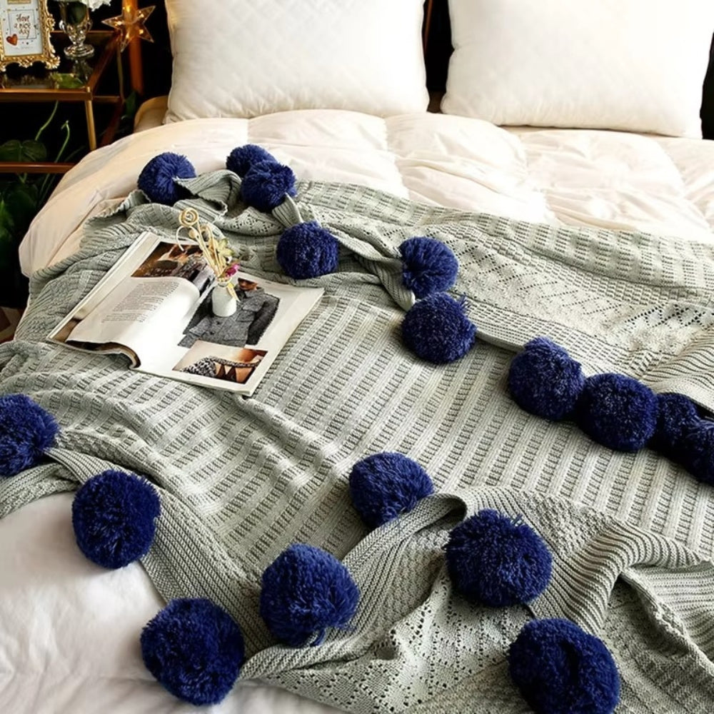 Skanto | Whimsy Fluffy Pom-Pom Macaron Teppe