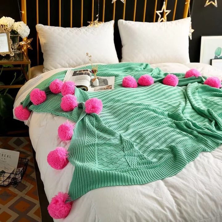 Skanto | Whimsy Fluffy Pom-Pom Macaron Teppe