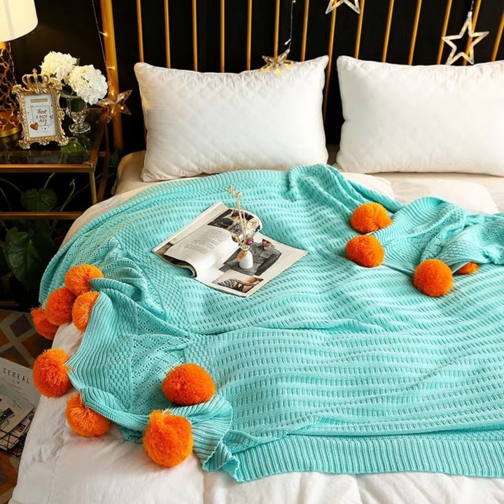 Skanto | Whimsy Fluffy Pom-Pom Macaron Teppe