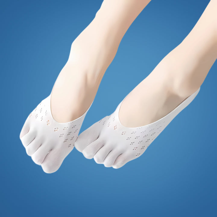 ToeAlign | Ortopediske Tå Sokker – Tå Separasjon, Fukttransporterende & Lindring for Hallux Valgus, Hammerfott & Idrettsfot Skanto