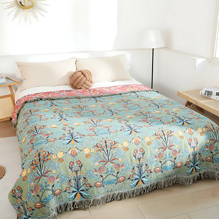 Skanto | Wild Petal Ren Bomull Vendbar Teppe