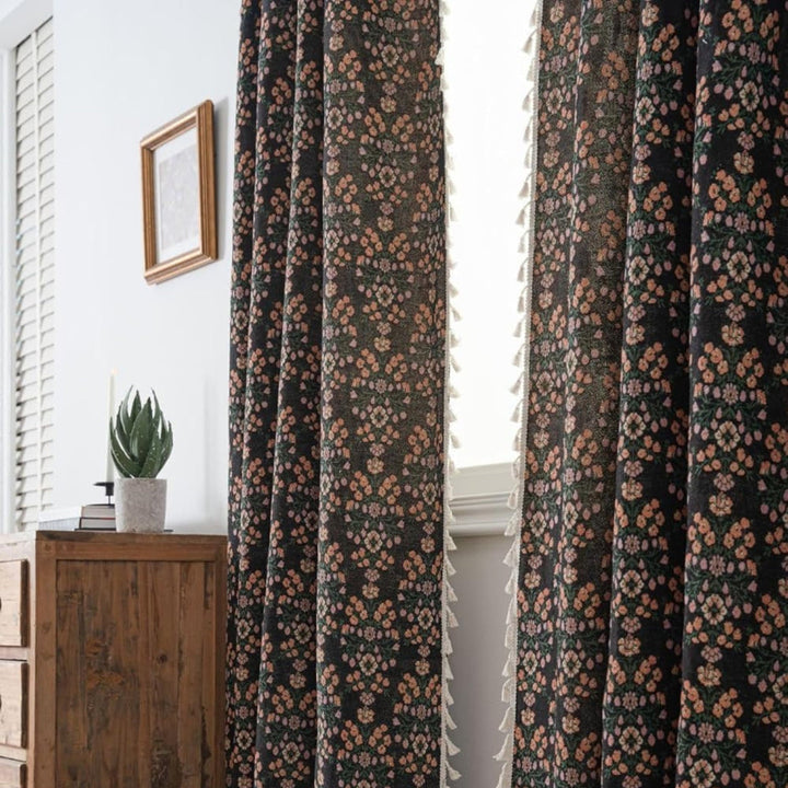 Skanto | Villblomst Veve Frynse Gardin