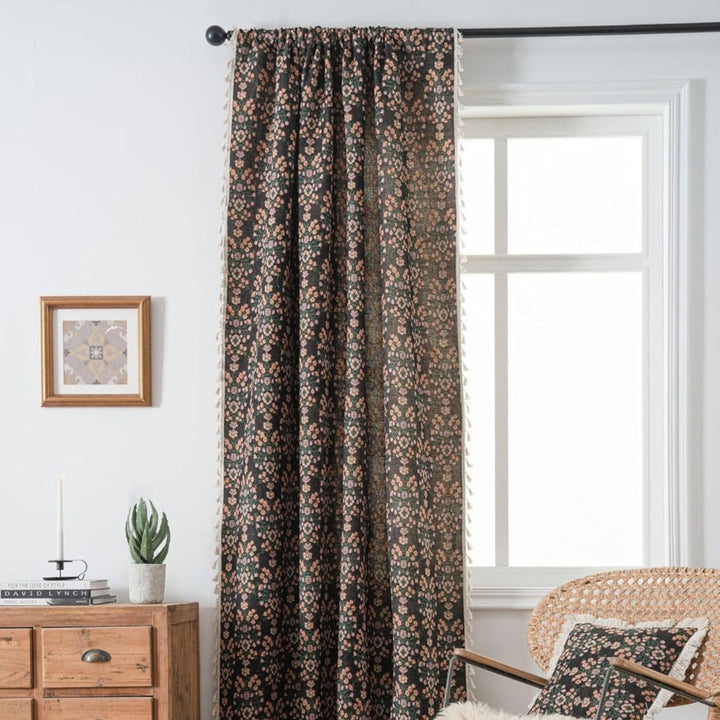 Skanto | Villblomst Veve Frynse Gardin