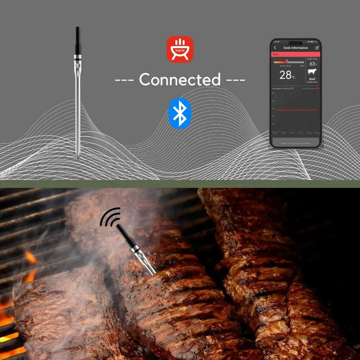 Skanto | Trådløs grilltermometer med presis temperaturmåling